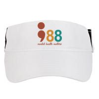 988 Mental Health Matters Retro Adult Drive Performance Visor