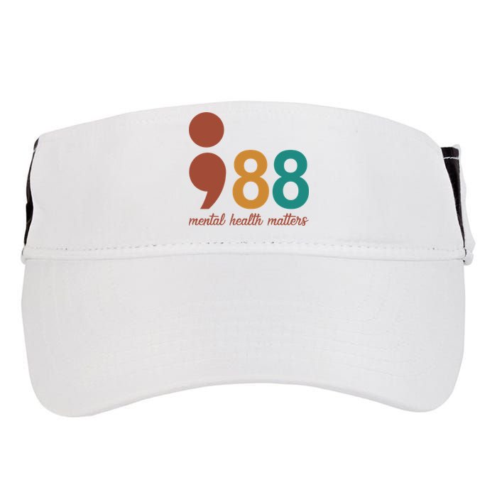 988 Mental Health Matters Retro Adult Drive Performance Visor