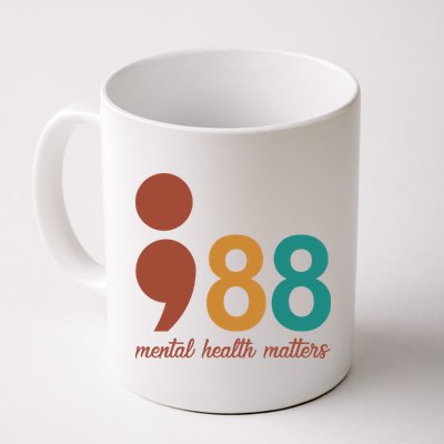 988 Mental Health Matters Retro Mug