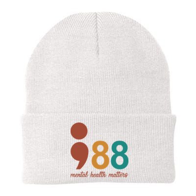 988 Mental Health Matters Retro Knit Cap Winter Beanie