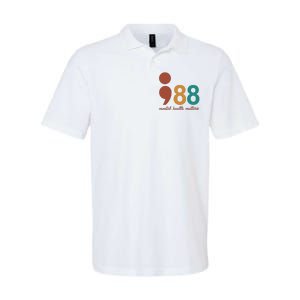 988 Mental Health Matters Retro Softstyle Adult Sport Polo