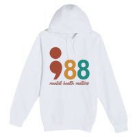 988 Mental Health Matters Retro Premium Pullover Hoodie