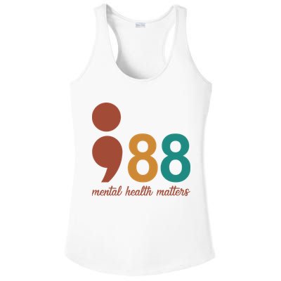 988 Mental Health Matters Retro Ladies PosiCharge Competitor Racerback Tank