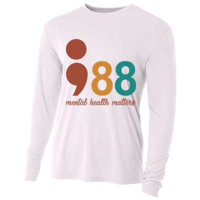 988 Mental Health Matters Retro Cooling Performance Long Sleeve Crew