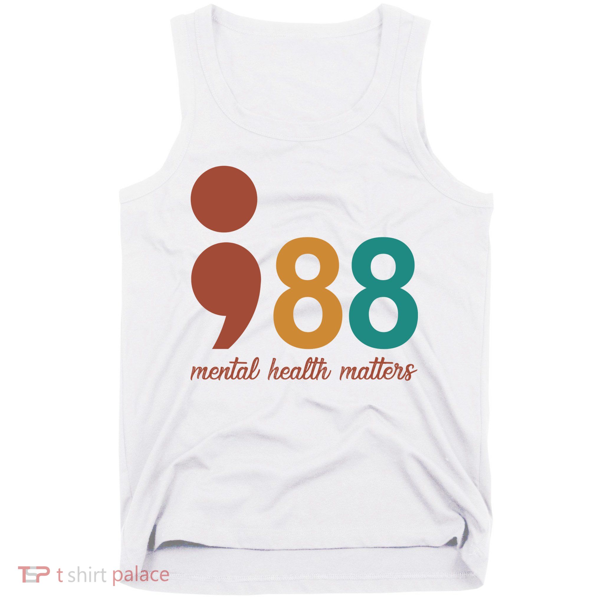 988 Mental Health Matters Retro Tank Top