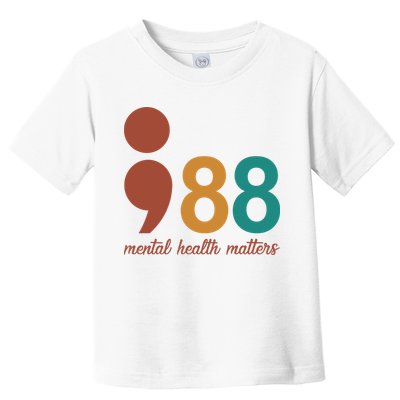 988 Mental Health Matters Retro Toddler T-Shirt