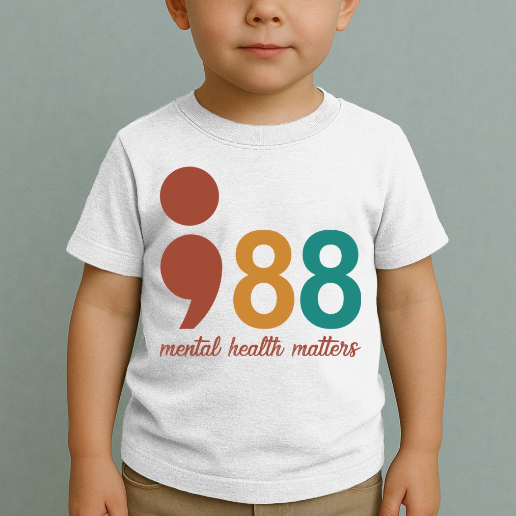 988 Mental Health Matters Retro Toddler T-Shirt