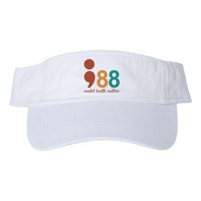 988 Mental Health Matters Retro Valucap Bio-Washed Visor