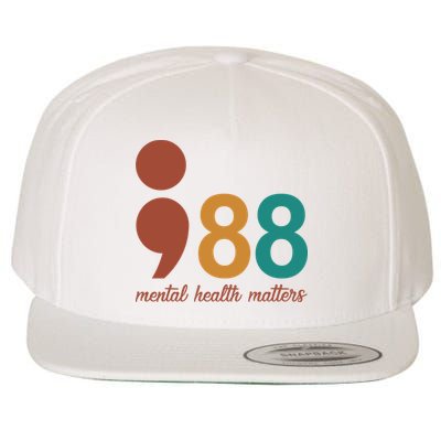 988 Mental Health Matters Retro Wool Snapback Cap