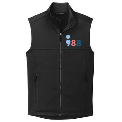 988 Mental Health Matters Suicide Prevention Awareness Collective Smooth Fleece Vest