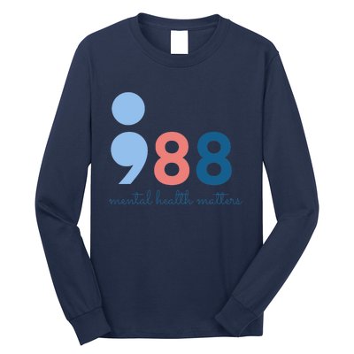 988 Mental Health Matters Suicide Prevention Awareness Long Sleeve Shirt