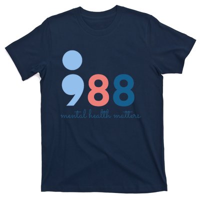 988 Mental Health Matters Suicide Prevention Awareness T-Shirt