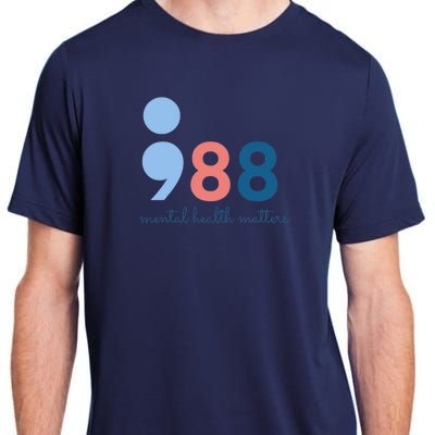 988 Mental Health Matters Suicide Prevention Awareness Adult ChromaSoft Performance T-Shirt