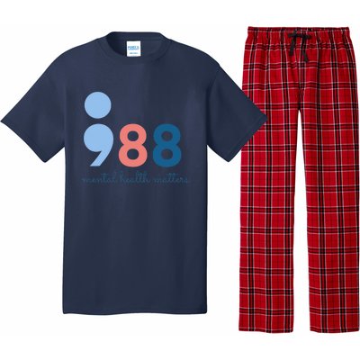 988 Mental Health Matters Suicide Prevention Awareness Pajama Set