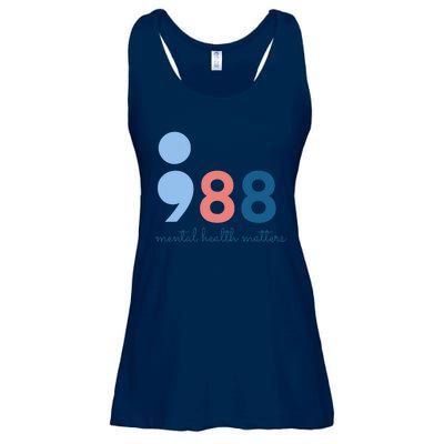 988 Mental Health Matters Suicide Prevention Awareness Ladies Essential Flowy Tank