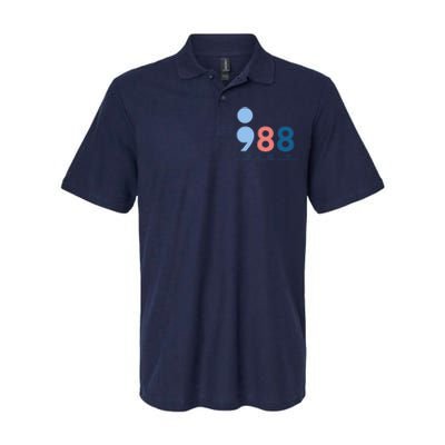 988 Mental Health Matters Suicide Prevention Awareness Softstyle Adult Sport Polo