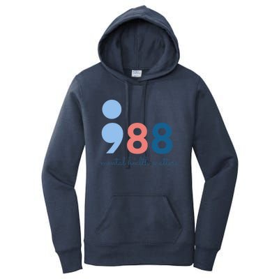 988 Mental Health Matters Suicide Prevention Awareness Women's Pullover Hoodie