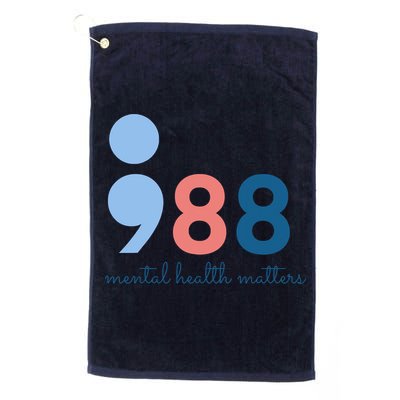 988 Mental Health Matters Suicide Prevention Awareness Golf Towel