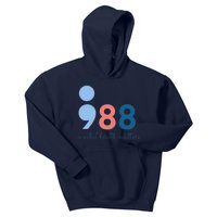 988 Mental Health Matters Suicide Prevention Awareness Kids Hoodie