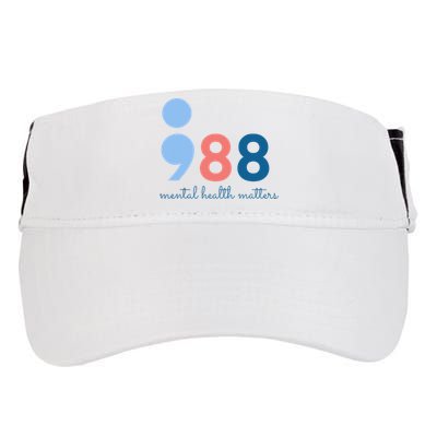 988 Mental Health Matters Suicide Prevention Awareness Adult Drive Performance Visor