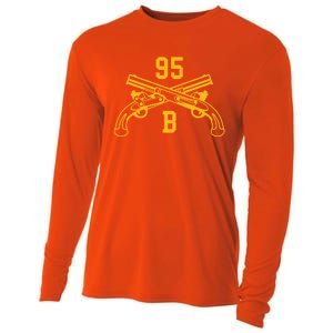 95b Military Police Officer Crossed Pistols Gift Cooling Performance Long Sleeve Crew