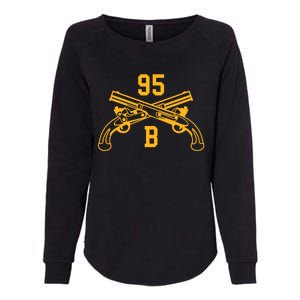 95b Military Police Officer Crossed Pistols Gift Womens California Wash Sweatshirt