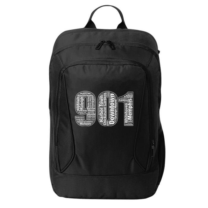 901 Memphis Typography Word Art City Backpack