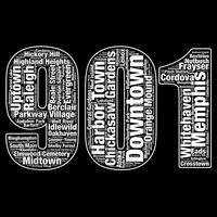 901 Memphis Typography Word Art City Backpack