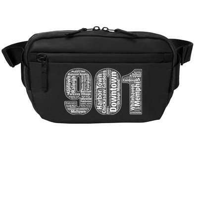 901 Memphis Typography Word Art Crossbody Pack