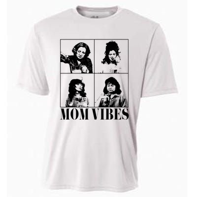 90’S Mom Vibes Vintage Funny Cool Mom Trendy MotherS Day Cooling Performance Crew T-Shirt