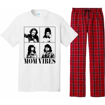 90’S Mom Vibes Vintage Funny Cool Mom Trendy MotherS Day Pajama Set