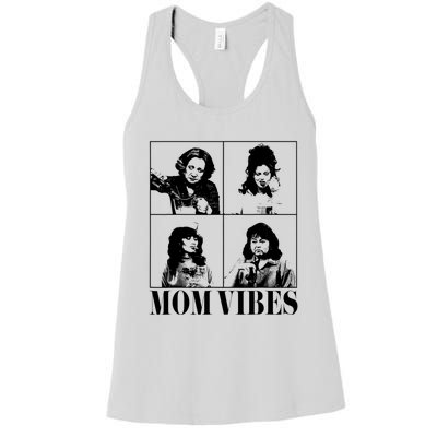 90’S Mom Vibes Vintage Funny Cool Mom Trendy MotherS Day Women's Racerback Tank