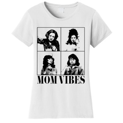 90’S Mom Vibes Vintage Funny Cool Mom Trendy MotherS Day Women's T-Shirt