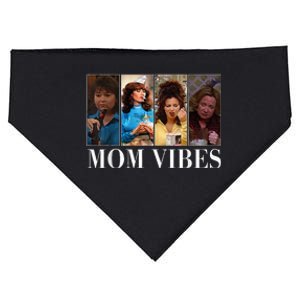 90’S Mom Vibes Funny Mom Life MotherS Day USA-Made Doggie Bandana