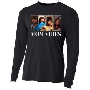 90’S Mom Vibes Funny Mom Life MotherS Day Cooling Performance Long Sleeve Crew