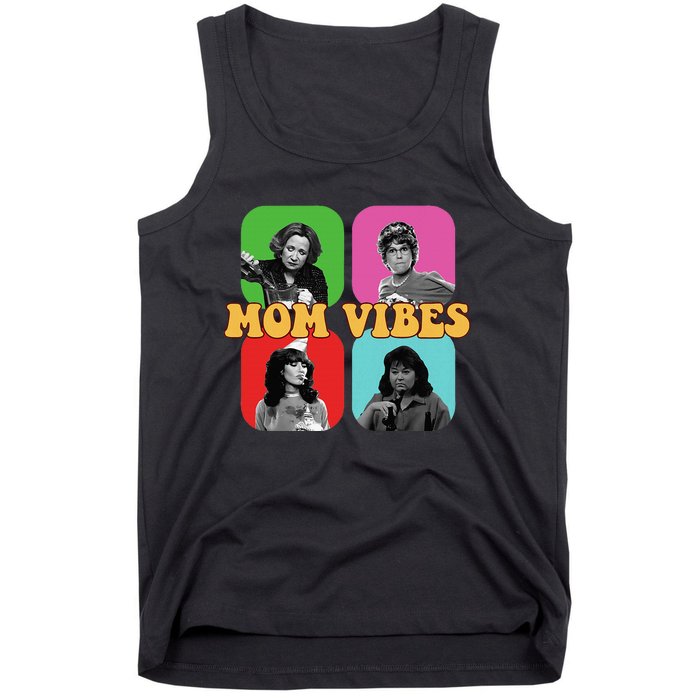 90’S Mom Vibes Vintage Retro Funny Mom Life Tank Top