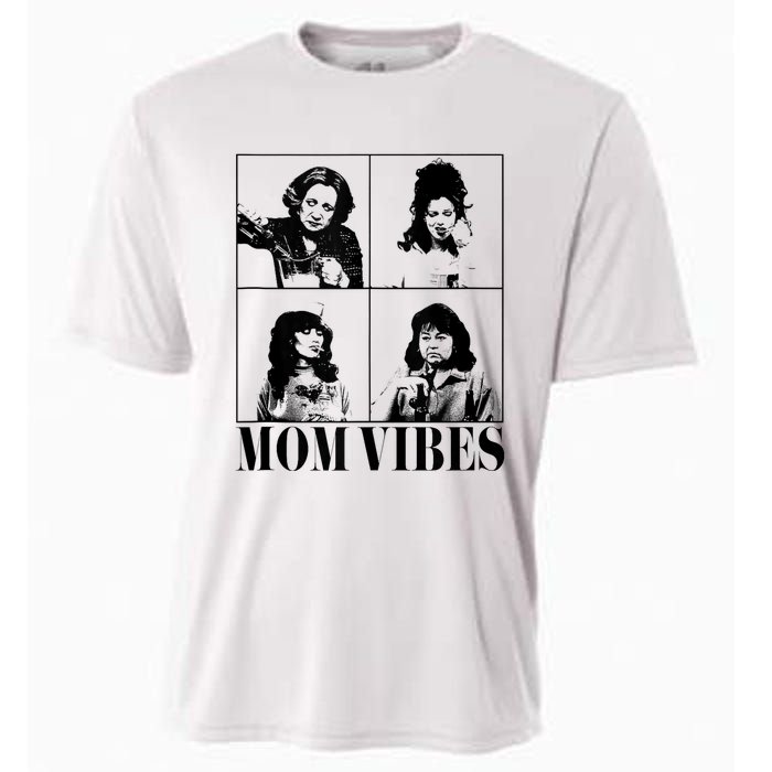 90’S Mom Vibes Vintage Funny Cool Mom Trendy MotherS Day Cooling Performance Crew T-Shirt