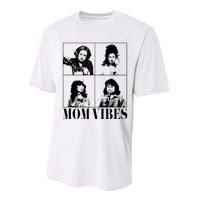 90’S Mom Vibes Vintage Funny Cool Mom Trendy MotherS Day Performance Sprint T-Shirt