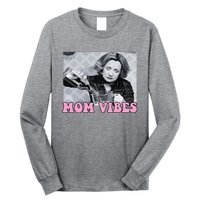 90’S Mom Vibes Vintage Retro Funny Mom Life Mother Day Long Sleeve Shirt