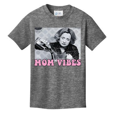 90’S Mom Vibes Vintage Retro Funny Mom Life Mother Day Kids T-Shirt