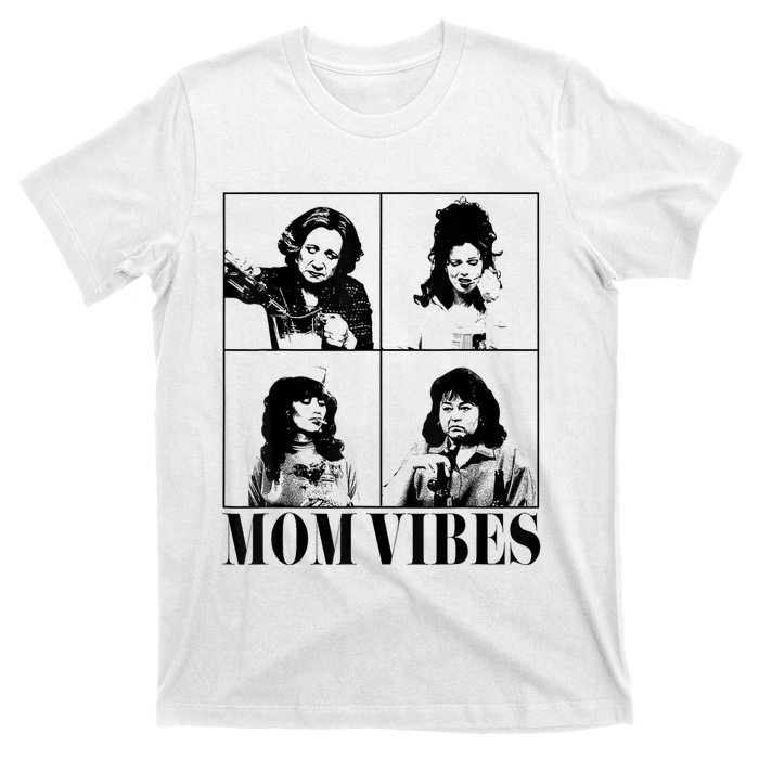 90’S Mom Vibes Vintage Funny Cool Mom Trendy Mothers Day T-Shirt