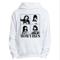 90’S Mom Vibes Vintage Funny Cool Mom Trendy Mothers Day Urban Pullover Hoodie