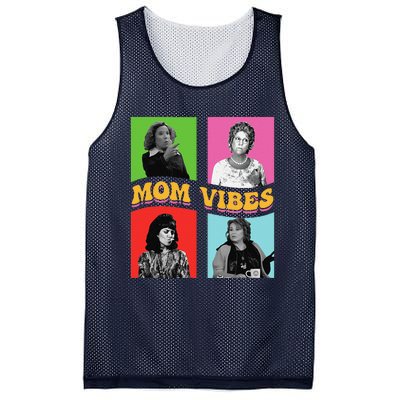 90’S Mom Vibes Vintage Retro Funny New Mom Life Mother Day Mesh Reversible Basketball Jersey Tank