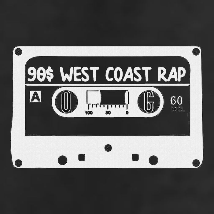 90s Music West Coast Hip Hop Cassette Cool Comfort Performance Bucket Hat