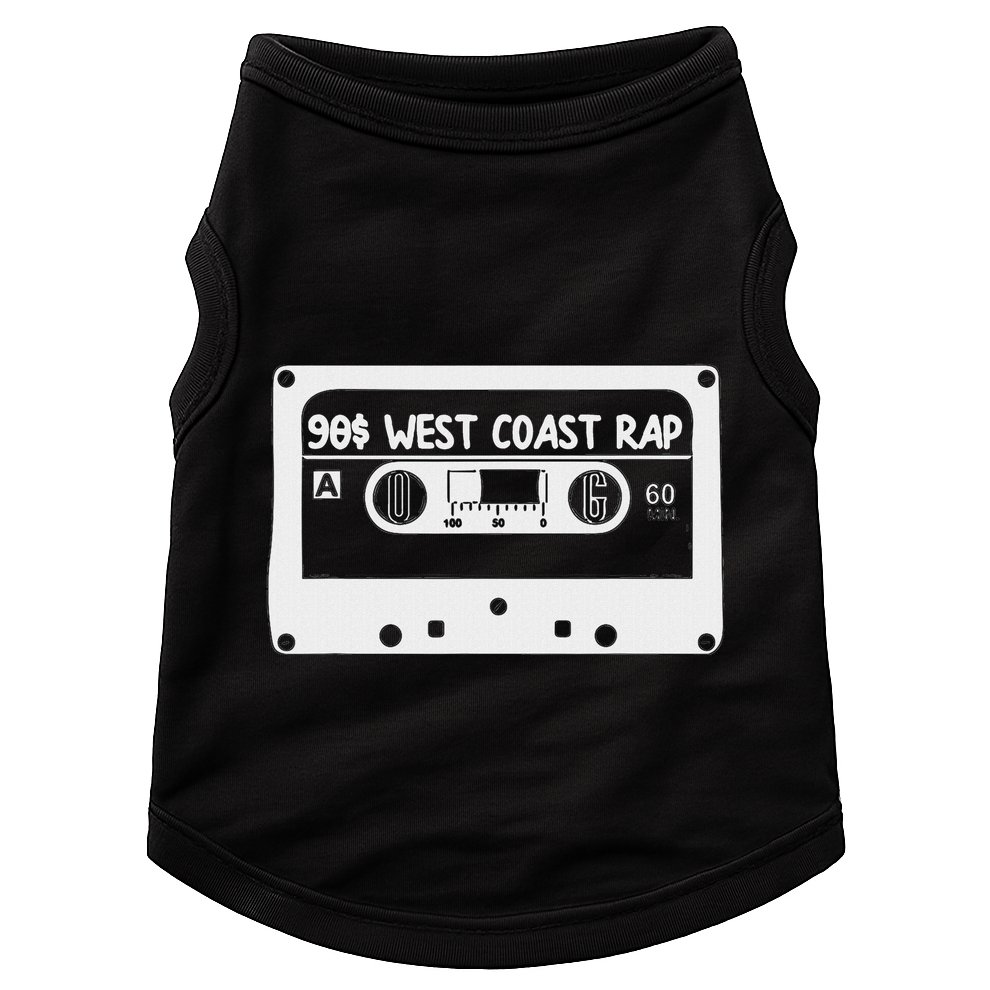 90s Music West Coast Hip Hop Cassette Doggie Tank