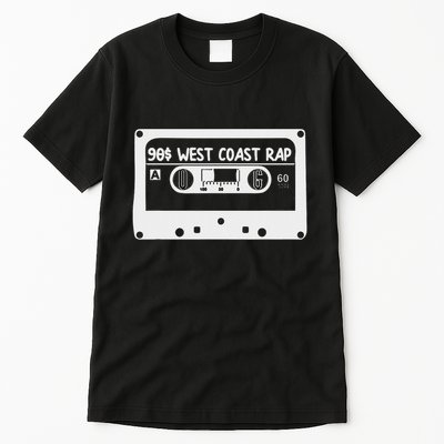 90s Music West Coast Hip Hop Cassette Tall T-Shirt