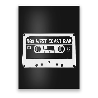 90s Music West Coast Hip Hop Cassette Poster