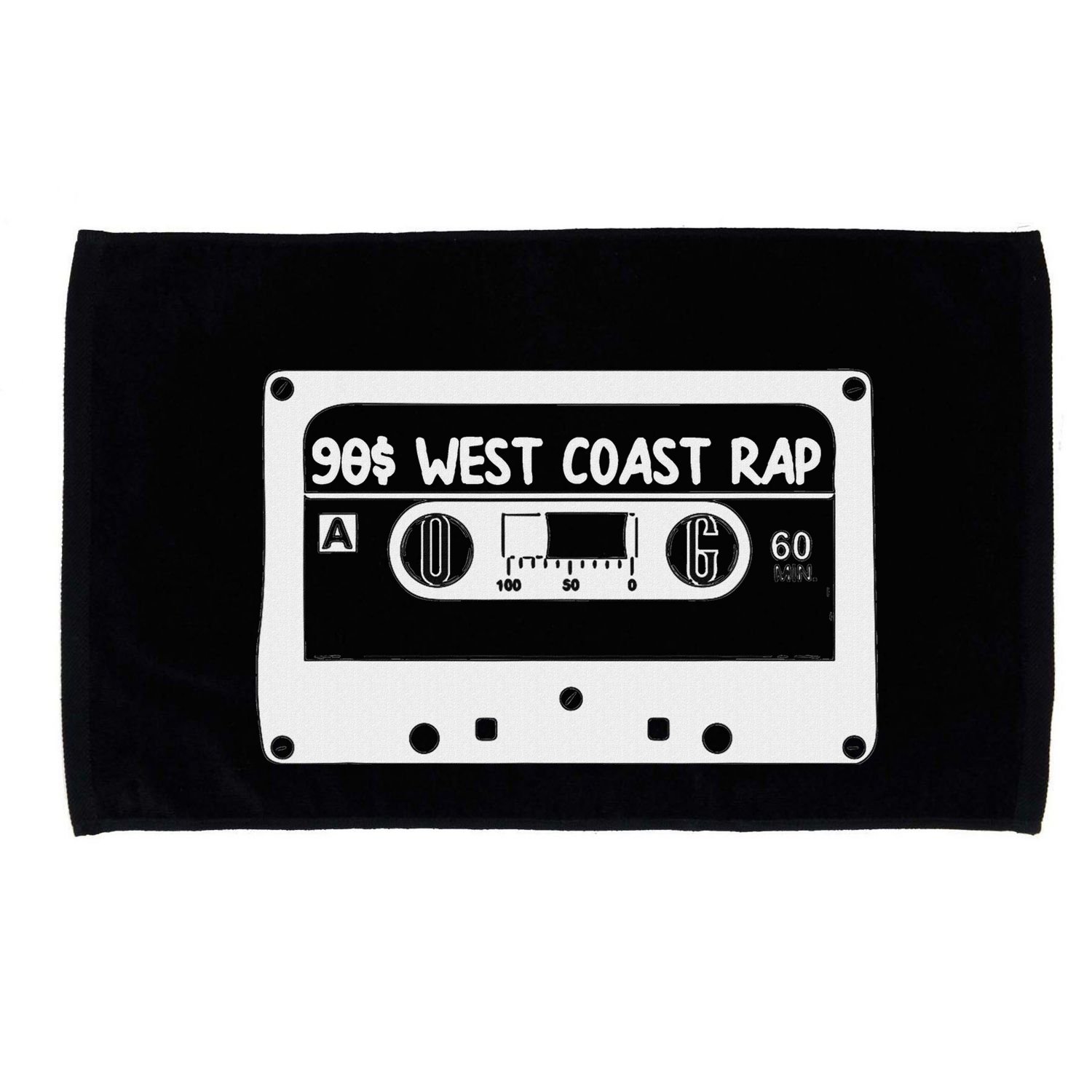 90s Music West Coast Hip Hop Cassette Microfiber Hand Towel