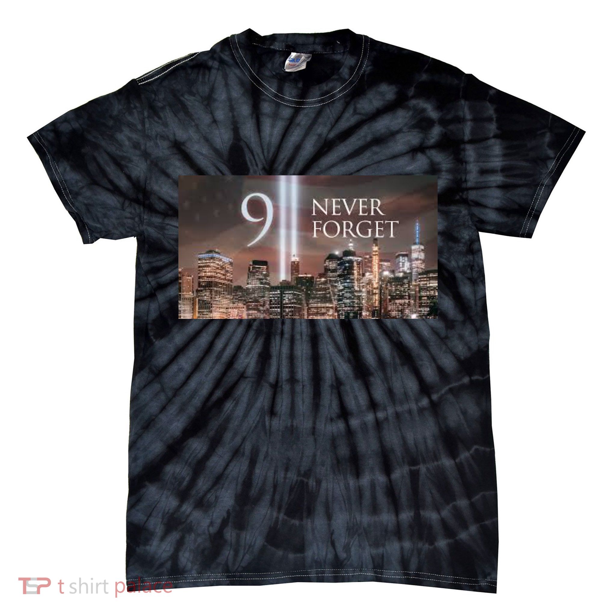 911 never forget Tie-Dye T-Shirt