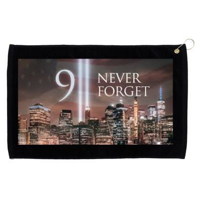 911 never forget Grommeted Golf Towel